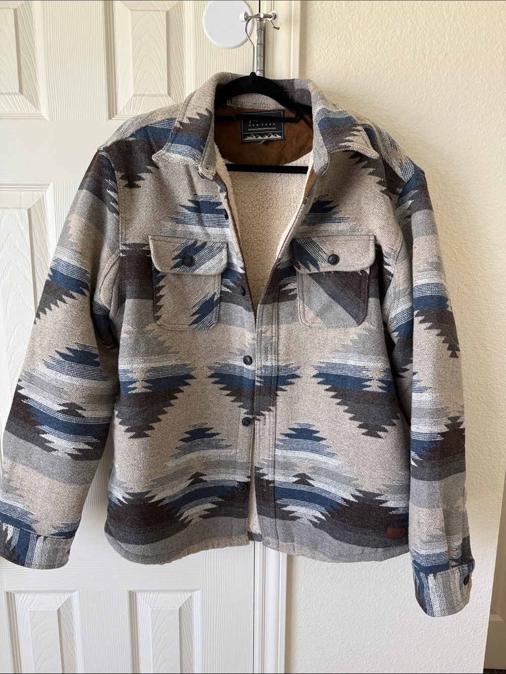 Aztec-Pattern Jacket